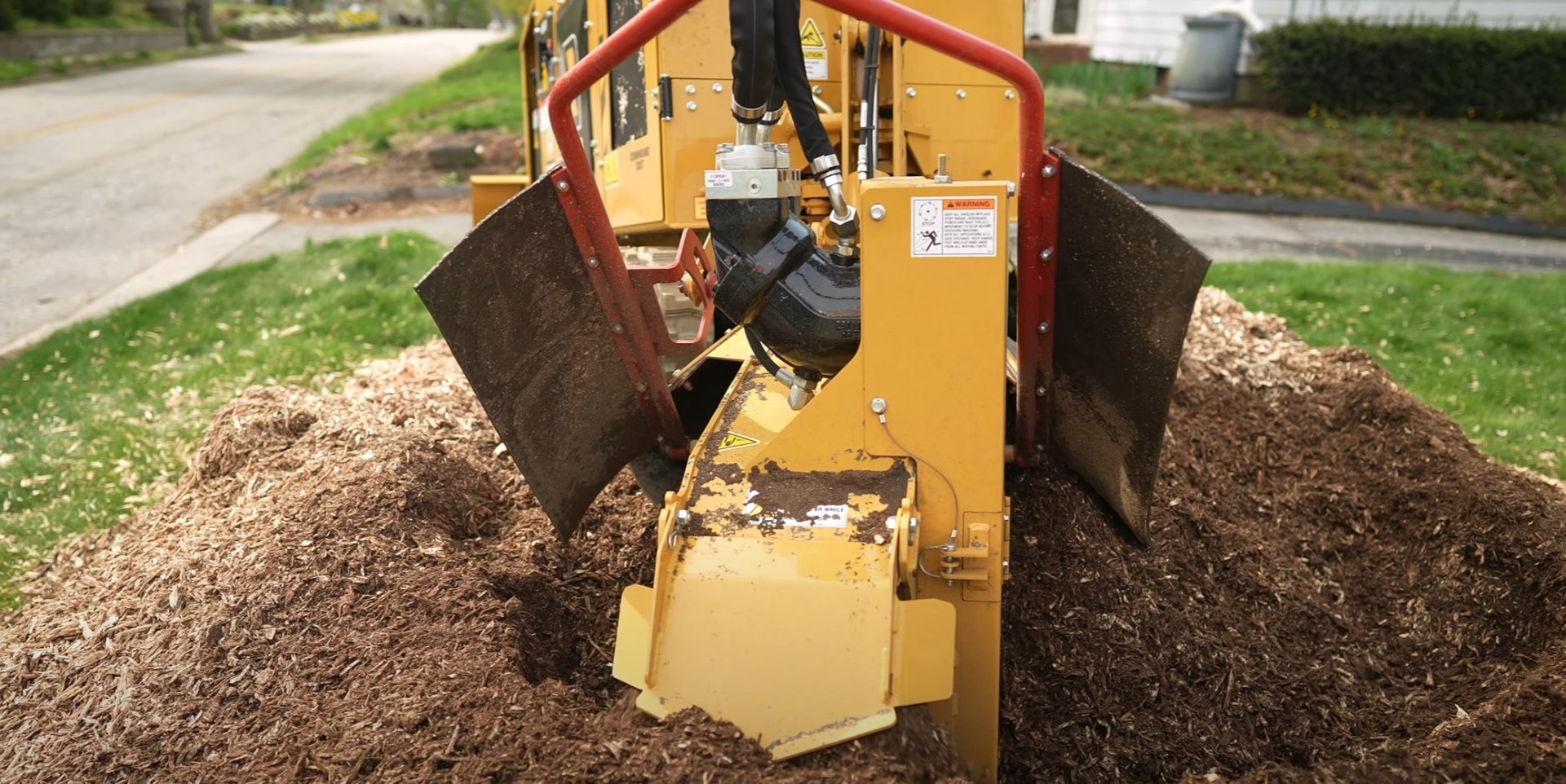 Stump Grinding Services - Complete Tree Removal Solutions Professional stump grinding equipment removing tree stumps safely and efficiently